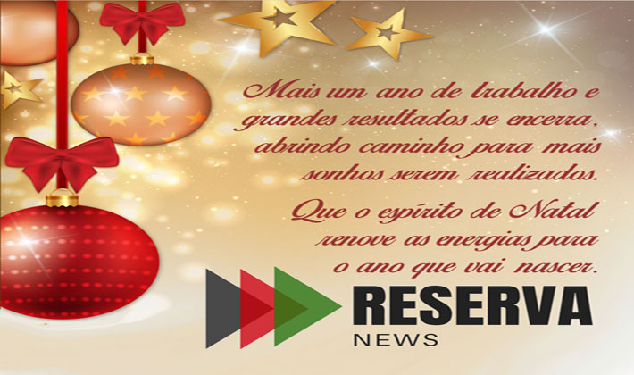 Mensagem de Natal aos leitores, amigos e familiares - Portal Reserva News