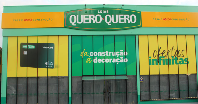 Fachada da filial da Lojas Quero-Quero em Reserva